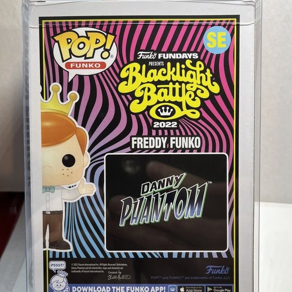 New! FUNKO POP SE Freddy Funko Danny Phantom Exclusive 1/3,000 Pcs. Blacklight ! - Picture 3 of 4